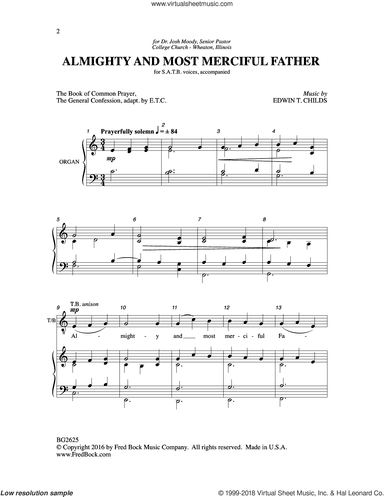 Almighty and Most Merciful Father
