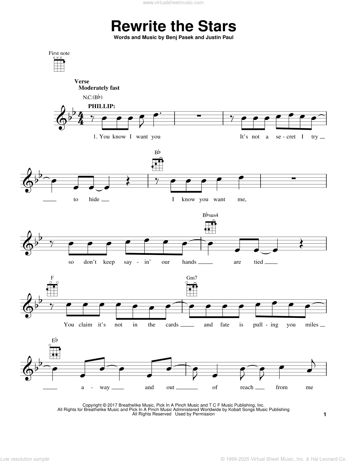 Rewrite The Stars (from The Greatest Showman)