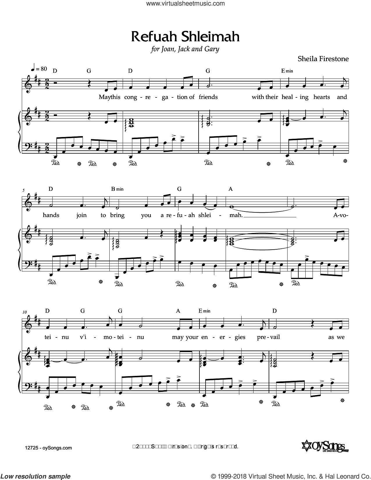 Refuah Shleimah Healing Song