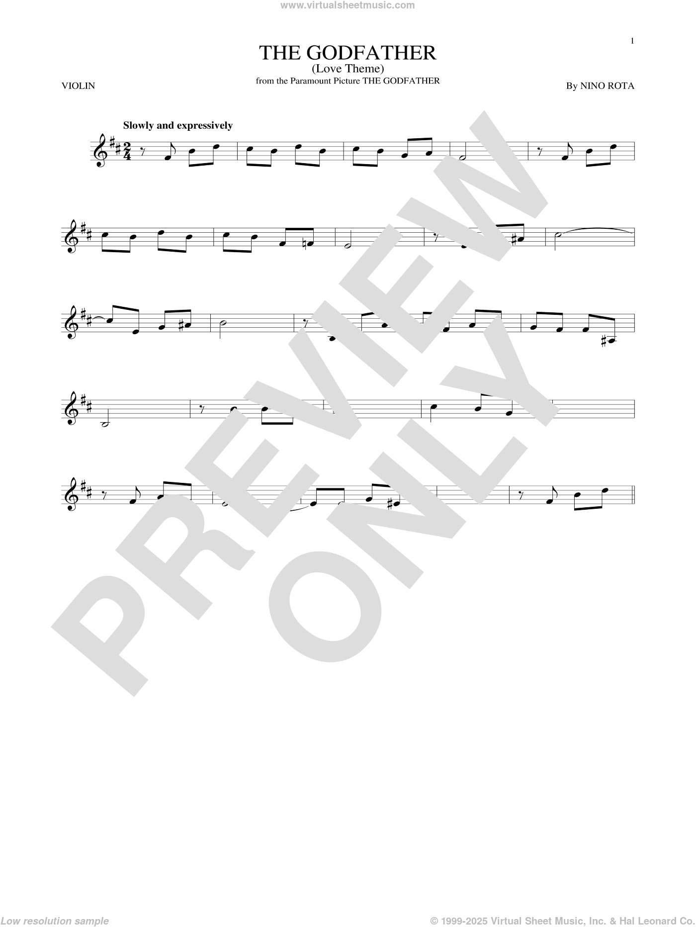 The Godfather (Love Theme)
