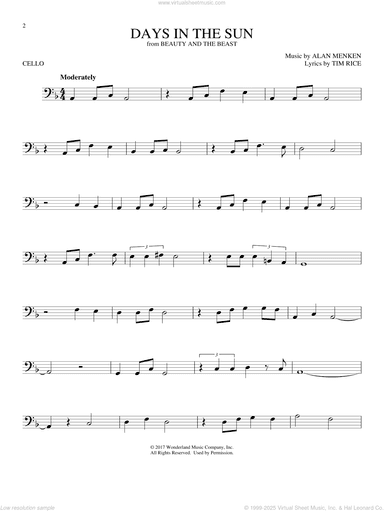 Days In The Sun (from Beauty And The Beast)
