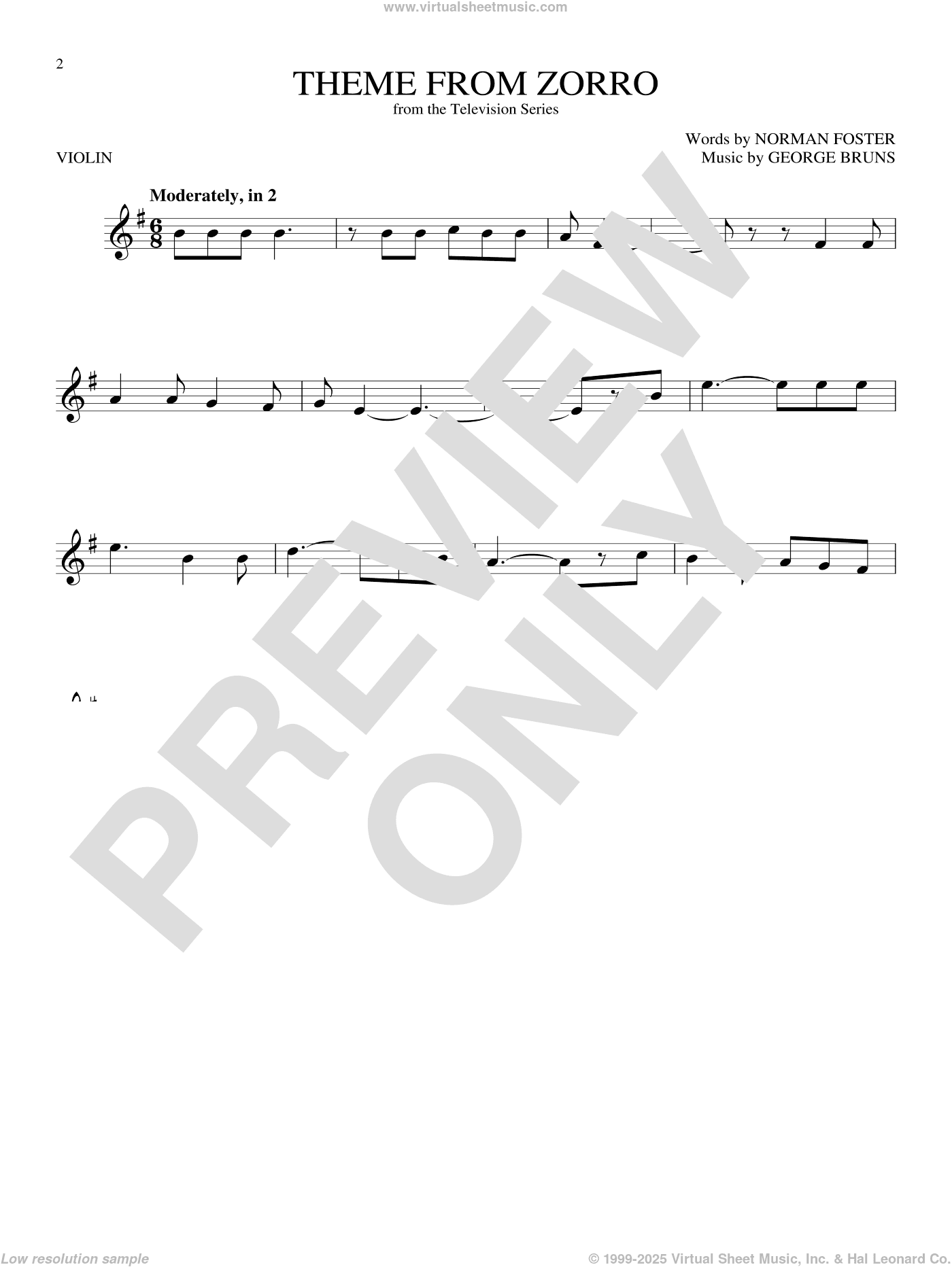 Theme From Zorro