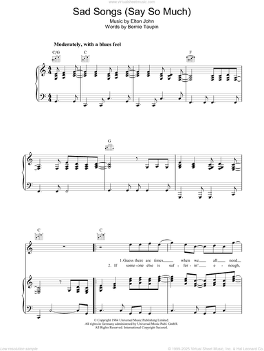 Sad Songs (Say So Much)