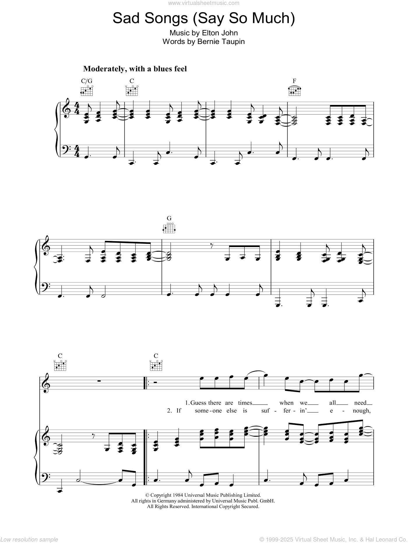 Sad Songs (Say So Much)
