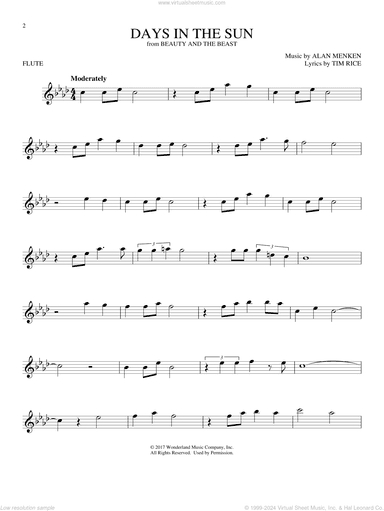 Days In The Sun (from Beauty And The Beast)
