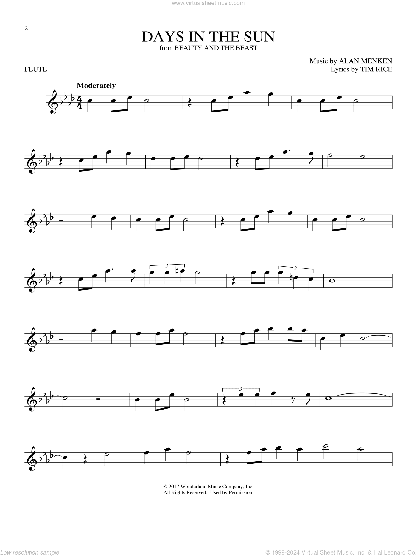 Days In The Sun (from Beauty And The Beast)