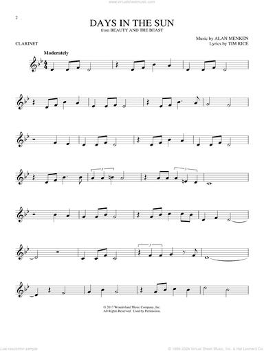 Days In The Sun (from Beauty And The Beast)