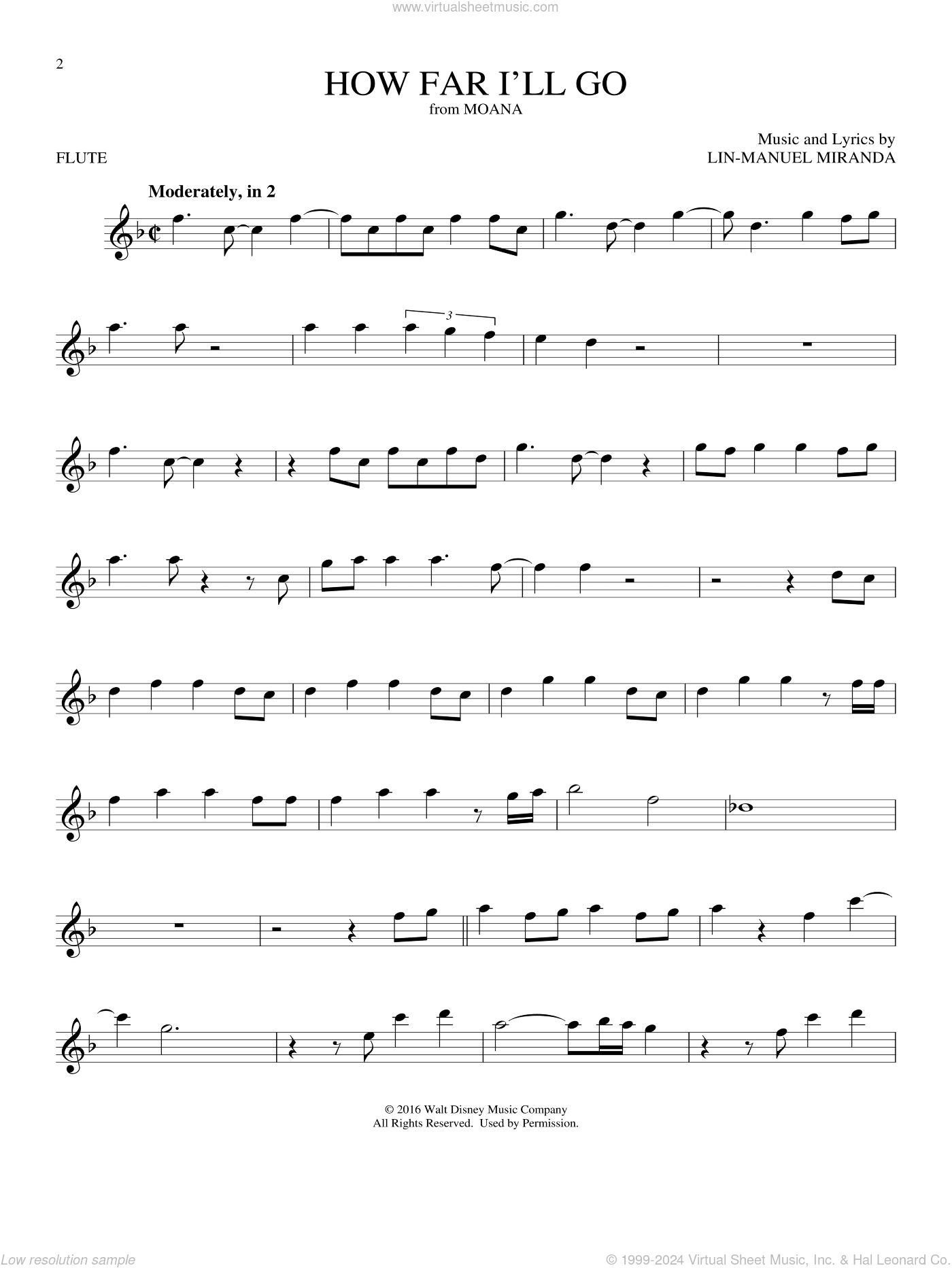 How Far I'll Go (from Moana)