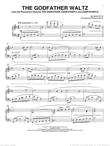 The Godfather Waltz (arr. Phillip Keveren)
