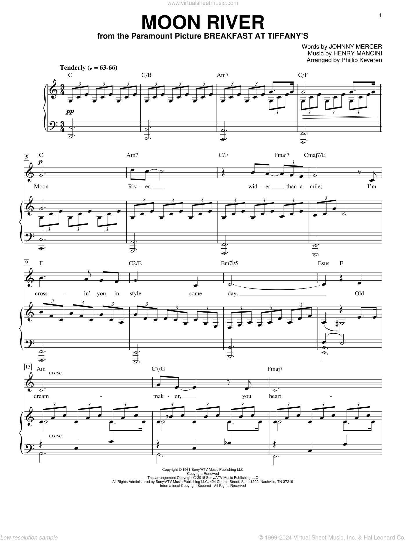 Moon River (arr. Phillip Keveren)