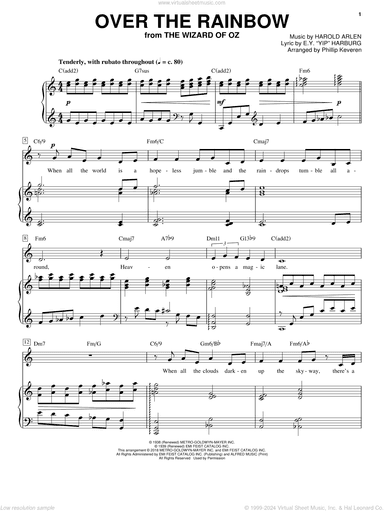 Over The Rainbow (arr. Phillip Keveren)