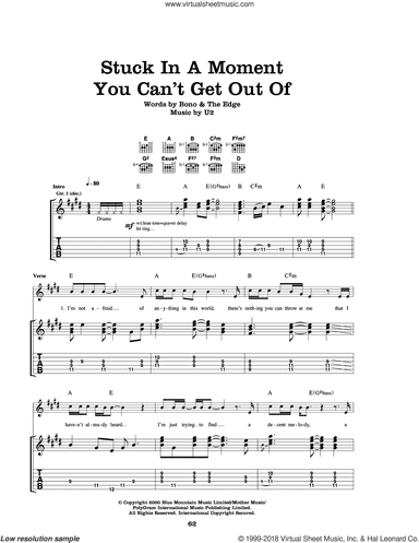 Stuck In A Moment You Can't Get Out Of