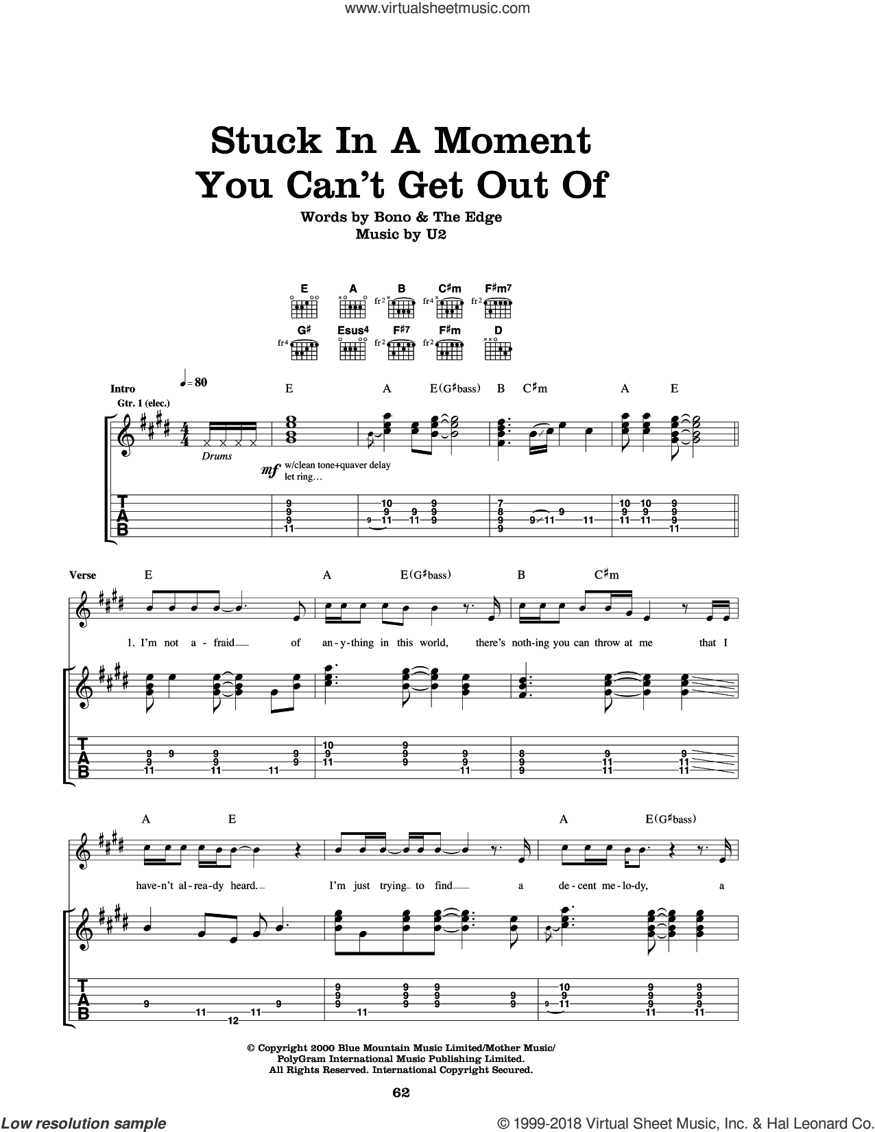 Stuck In A Moment You Can't Get Out Of