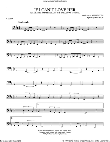 If I Can't Love Her (from Beauty And The Beast: The Musical)