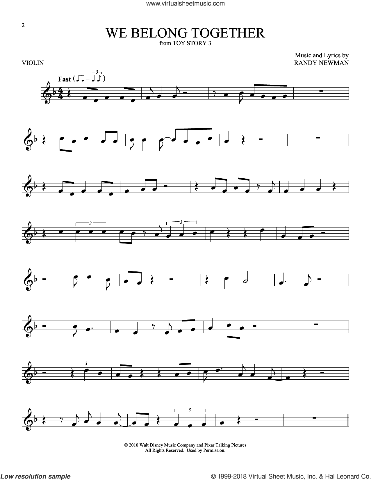 We Belong Together (from Toy Story 3)
