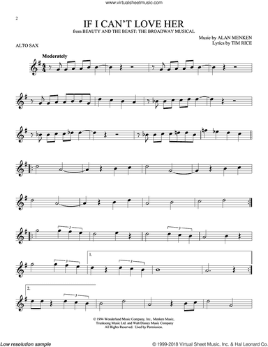 If I Can't Love Her (from Beauty And The Beast: The Musical)