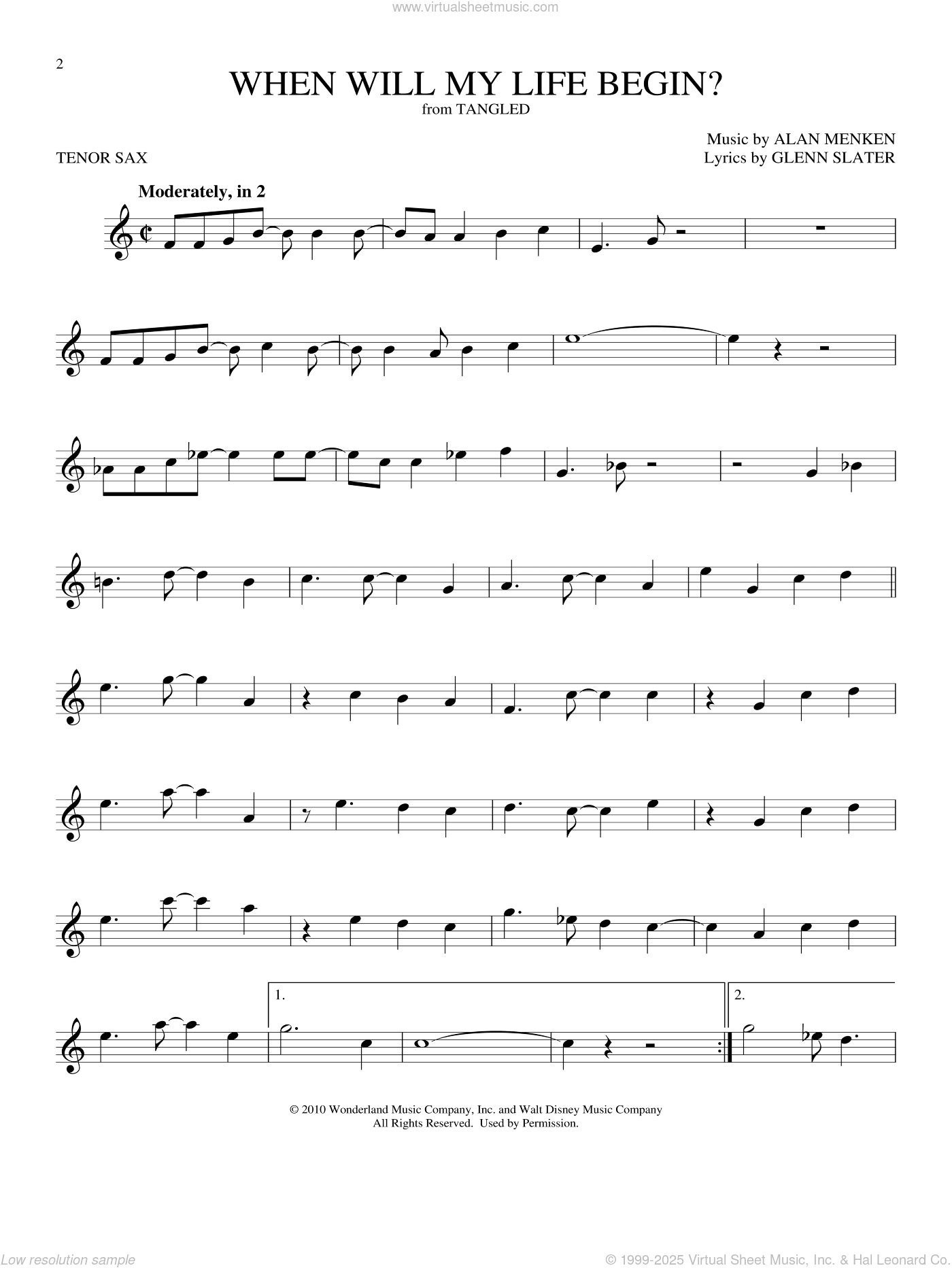 When Will My Life Begin? (from Tangled)
