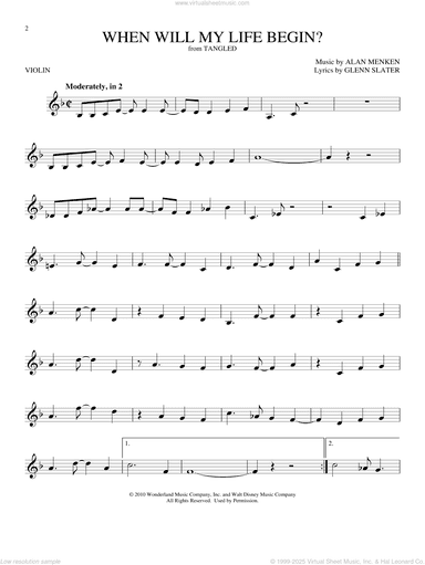 When Will My Life Begin? (from Tangled)