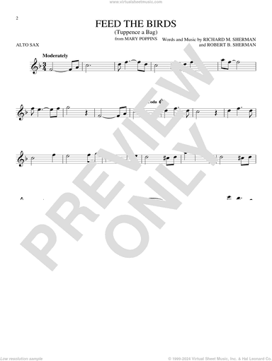 Feed The Birds (Tuppence A Bag) (from Mary Poppins)