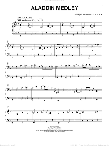 Aladdin Medley (arr. Jason Lyle Black)