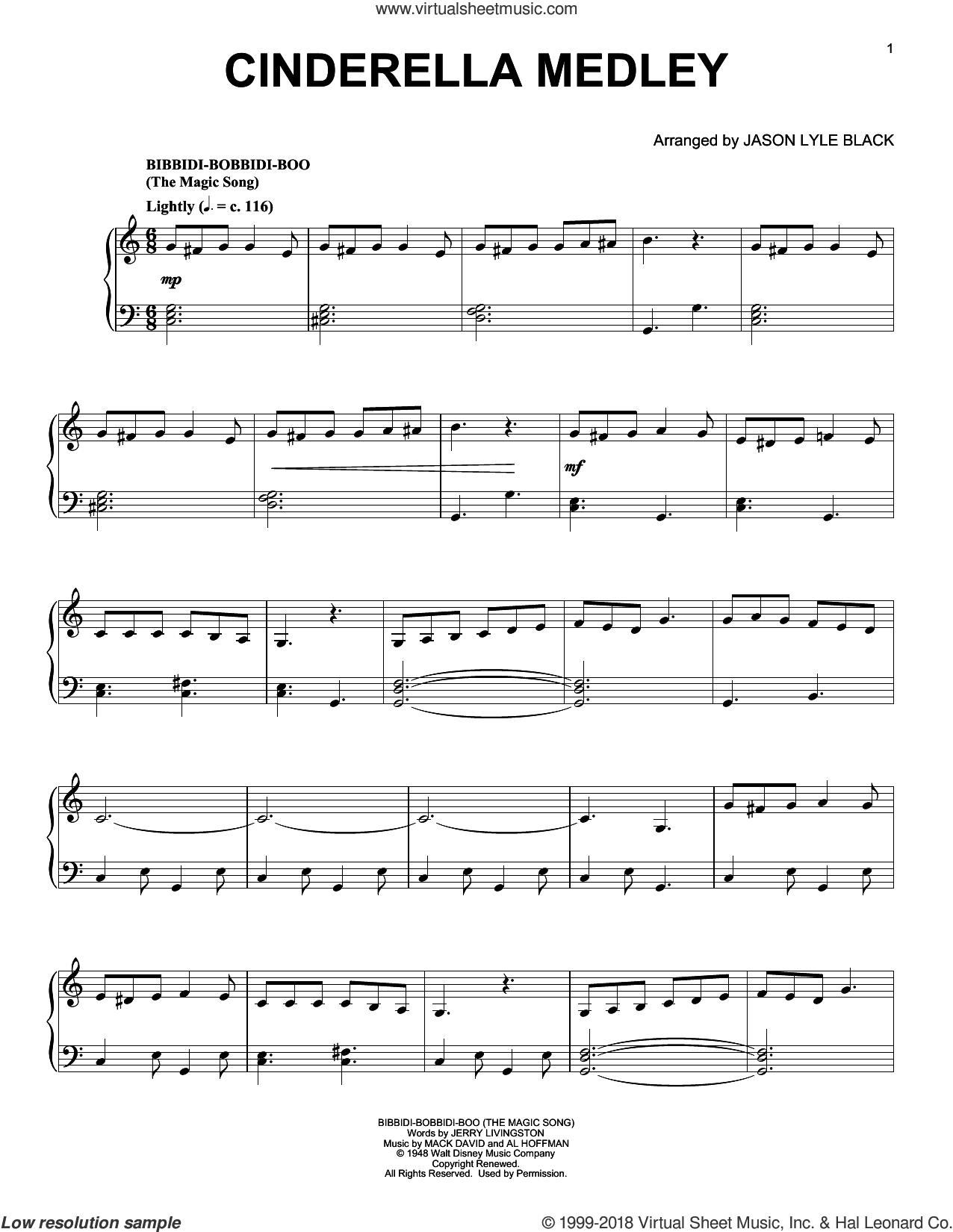 Cinderella Medley (arr. Jason Lyle Black)