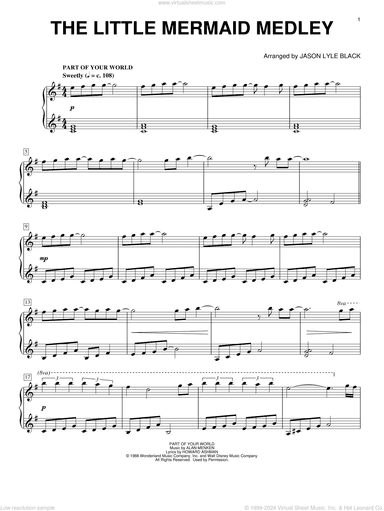 The Little Mermaid Medley (arr. Jason Lyle Black)