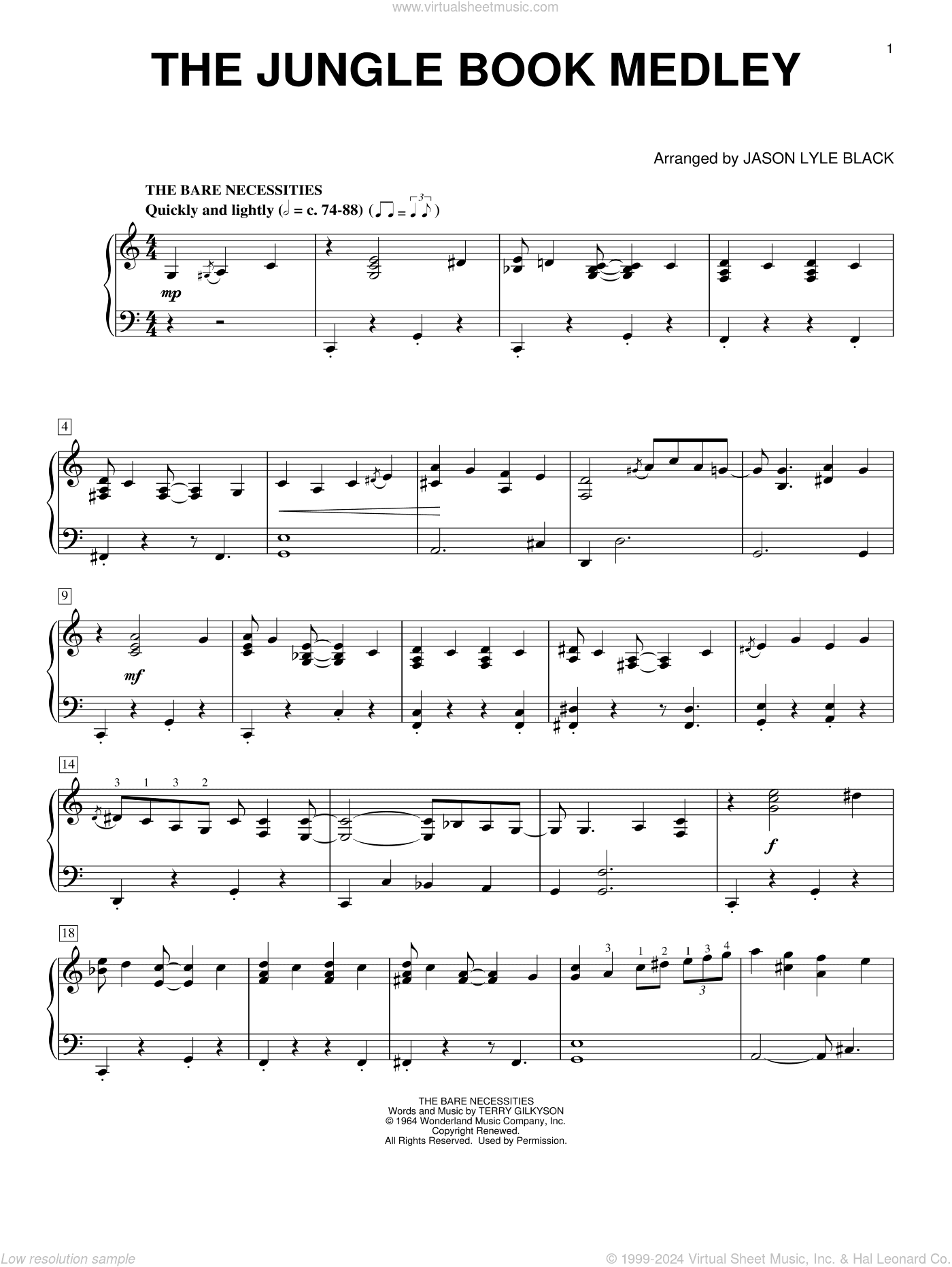 The Jungle Book Medley (arr. Jason Lyle Black)