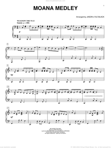 Moana Medley (arr. Jason Lyle Black)