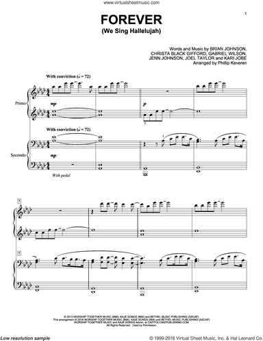 Forever (We Sing Hallelujah) (arr. Phillip Keveren)