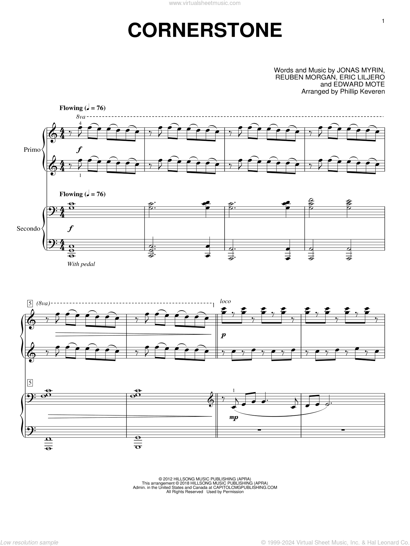 Cornerstone (arr. Phillip Keveren)