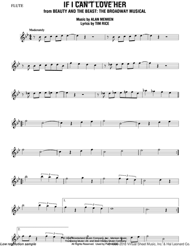 If I Can't Love Her (from Beauty And The Beast: The Musical)