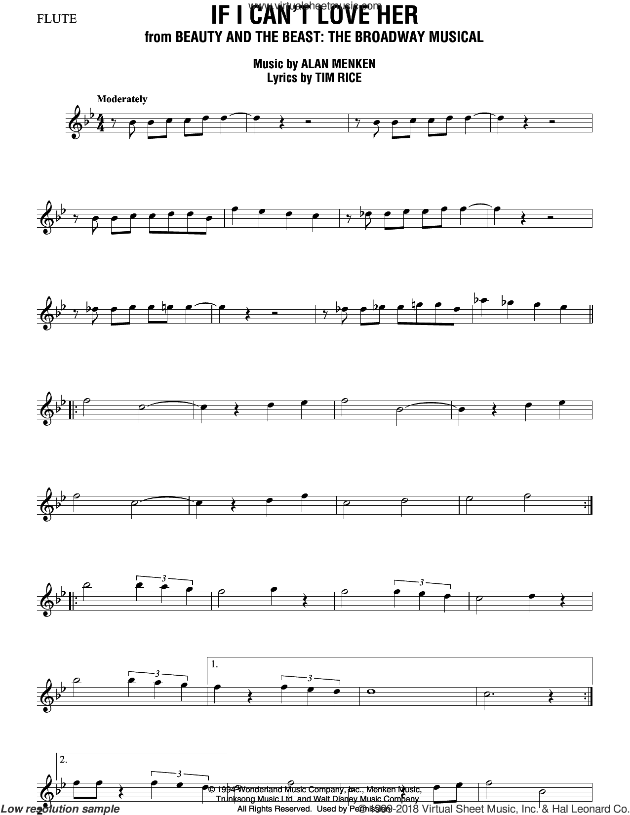 If I Can't Love Her (from Beauty And The Beast: The Musical)