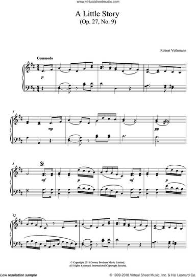A Little Story Op. 27, No. 9