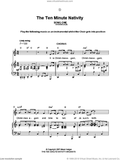 Song One / Instrumental Introduction (from The Ten Minute Nativity)