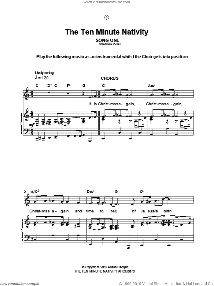 Song One / Instrumental Introduction (from The Ten Minute Nativity)