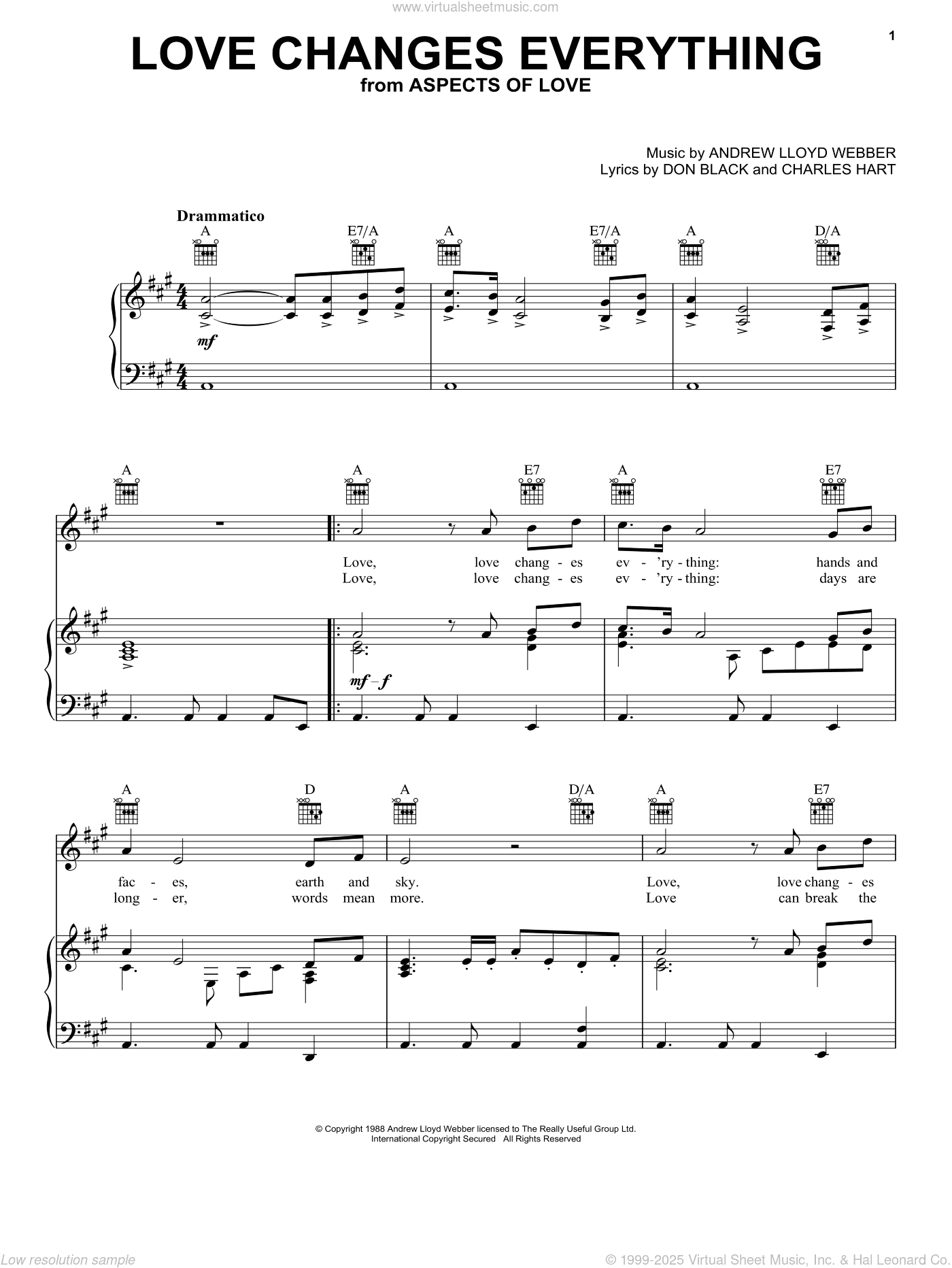 Love Changes Everything (from Aspects Of Love)