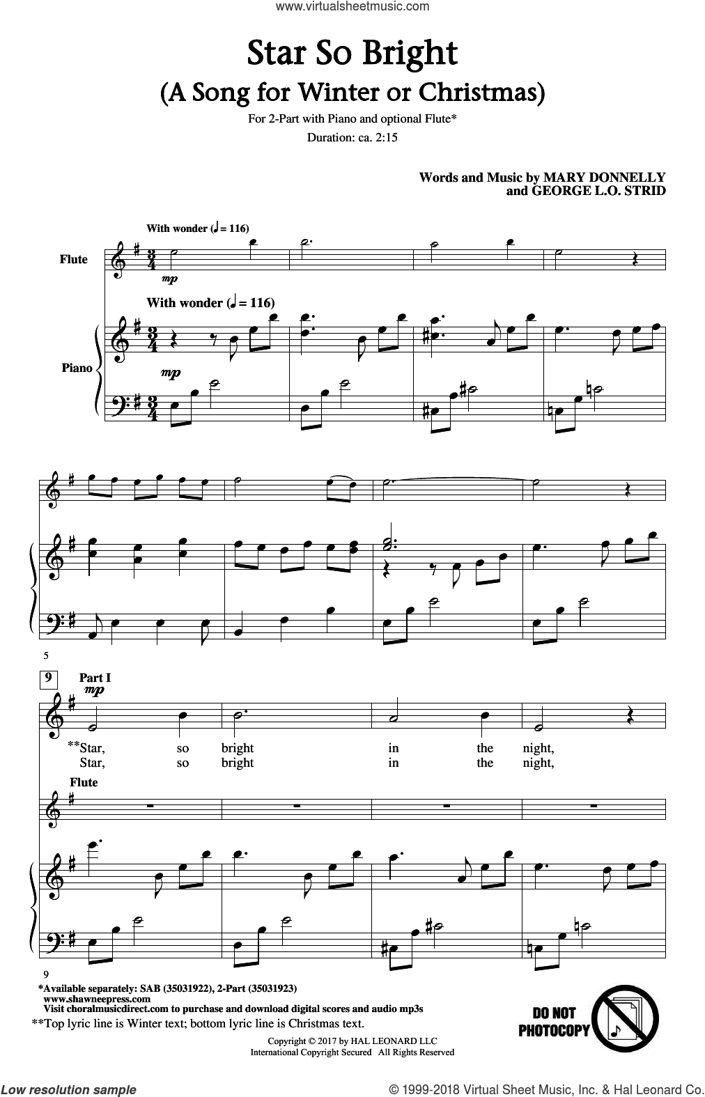 Star So Bright (A Song For Winter Or Christmas)