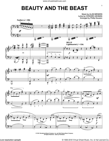 Beauty and the Beast Medley (arr. Phillip Keveren)