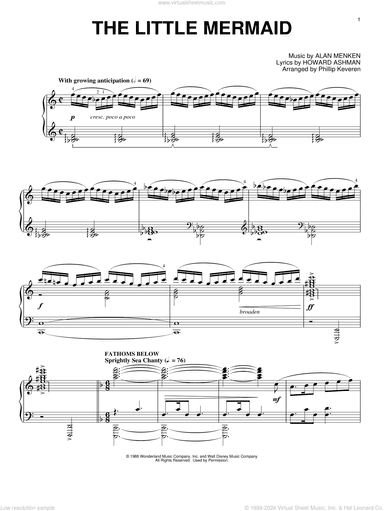 The Little Mermaid Medley (arr. Phillip Keveren)