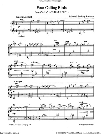 Four Calling Birds (from Partridge Pie Book 1)