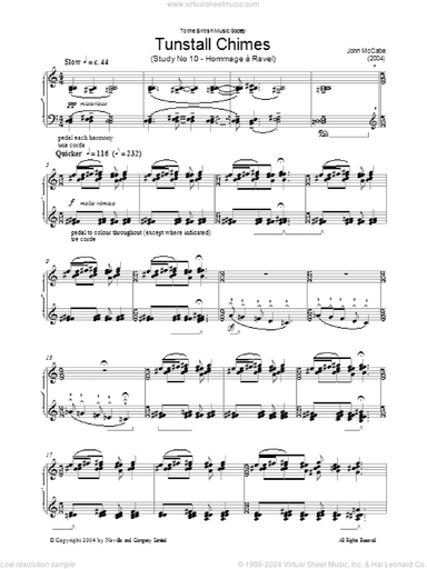 Tunstall Chimes, Study No. 10 - Hommage A Ravel