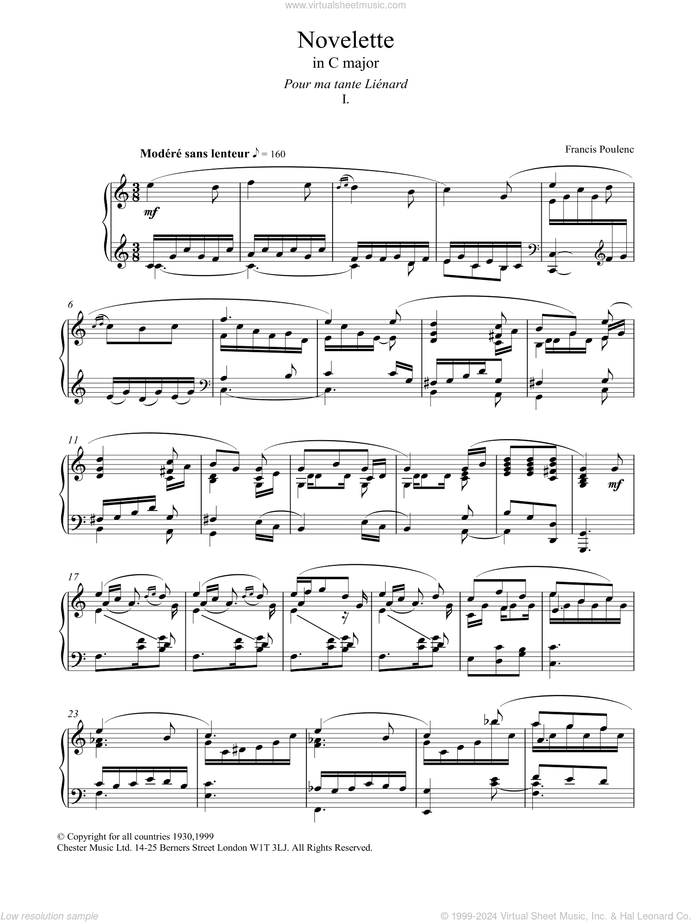 Novelette In C Major, I