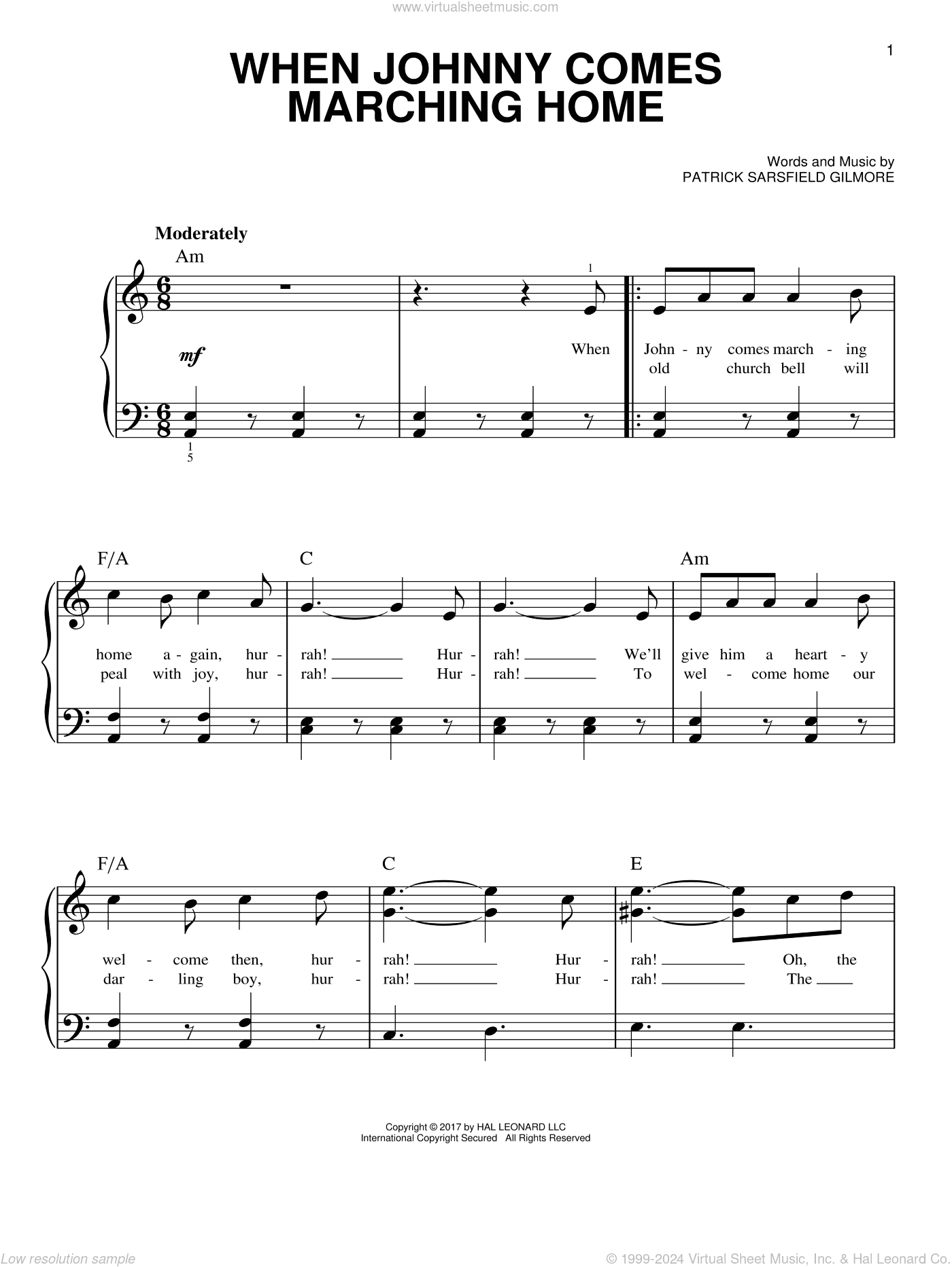 When Johnny Comes Marching Home