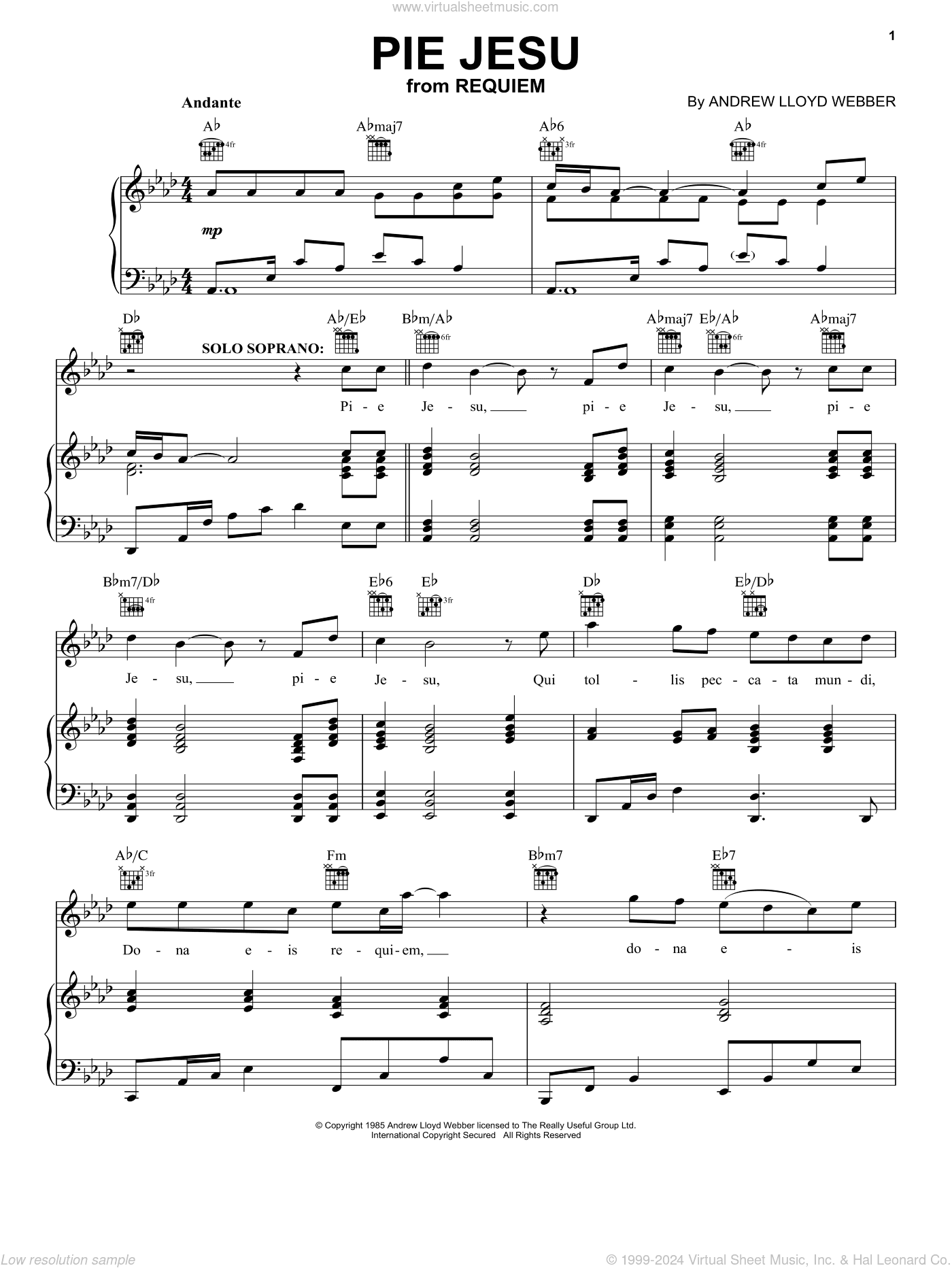 Pie Jesu (from Requiem)