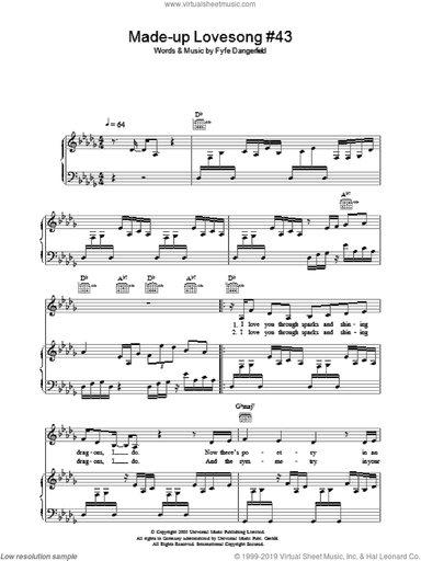 Made Up Love Song #43
