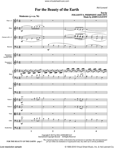 For the Beauty of the Earth (COMPLETE)