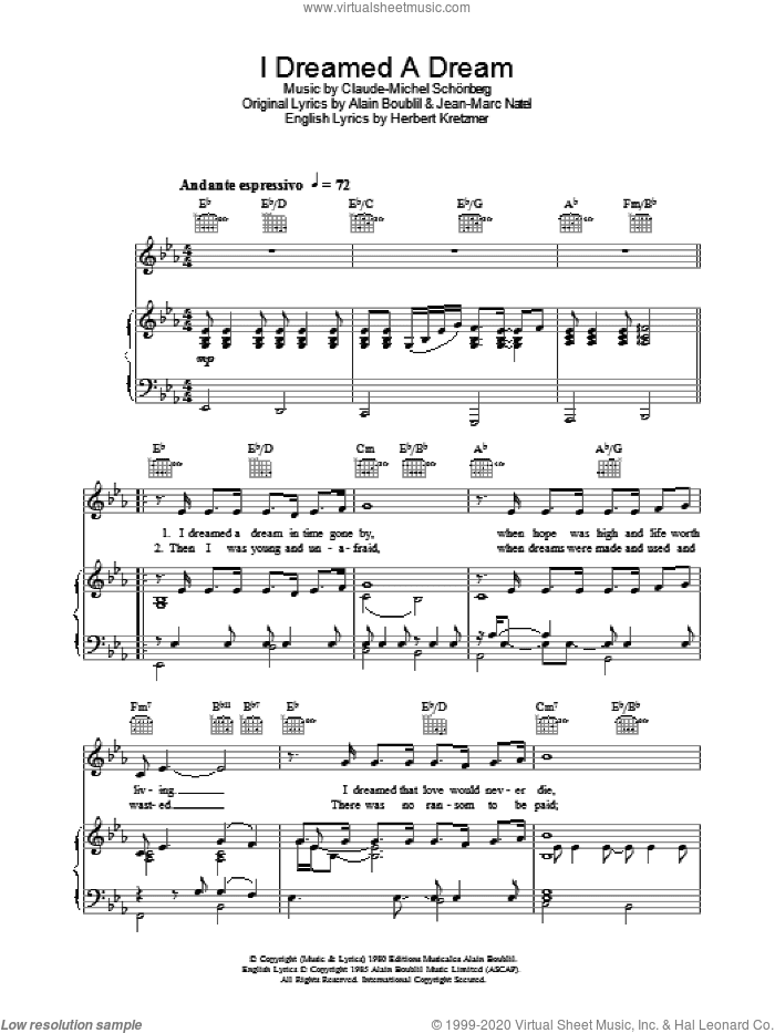 I Dreamed A Dream
