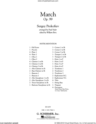 March, Op. 99 (COMPLETE)