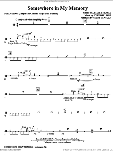 Somewhere in My Memory (arr. Audrey Snyder)