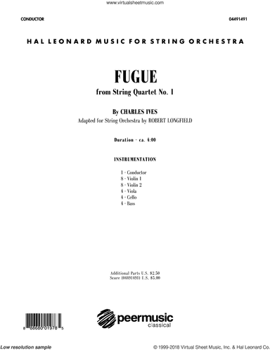 Fugue from String Quartet No. 1 (COMPLETE)